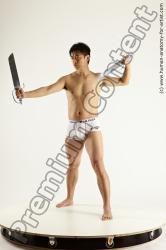 Fighting reference poses of Moses